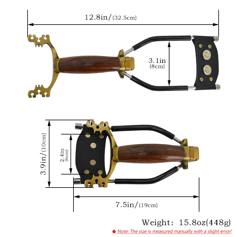 Fronde de chasse pro – Métal, triple résistance – Image 2