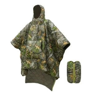 Cape de couchage hybride 4 saisons – Poncho camouflage