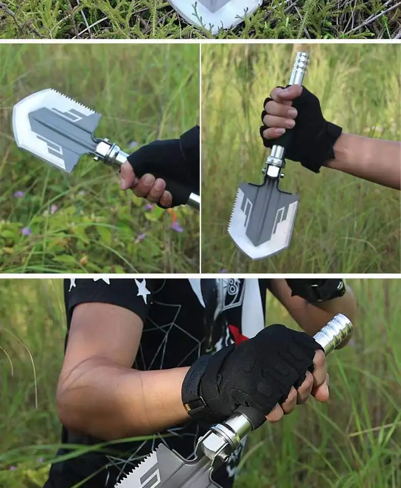 Pelle tactique pliante multifonction – Acier haute résistance – Image 6