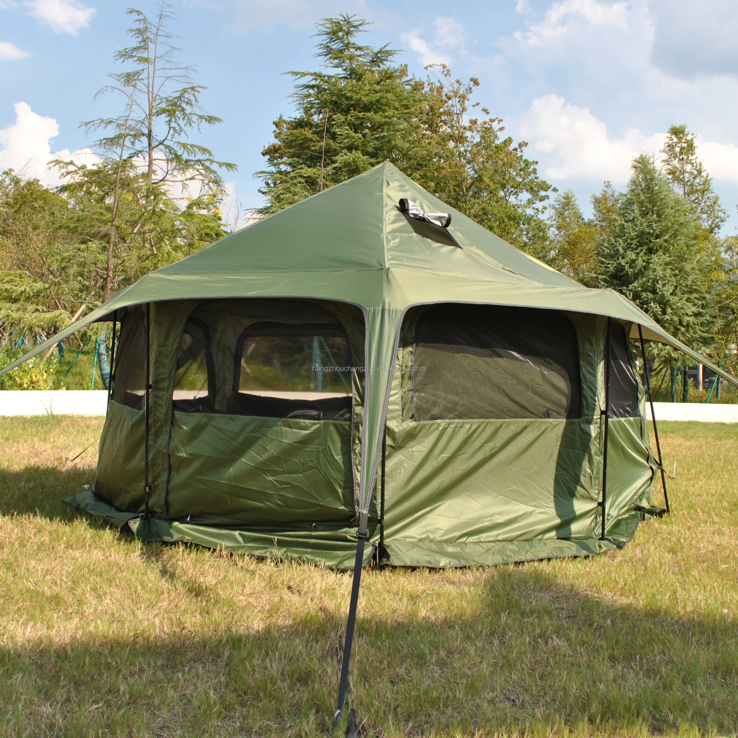 Tente cloche mongole 5–8 personnes – Poêle PU4000 – Image 17
