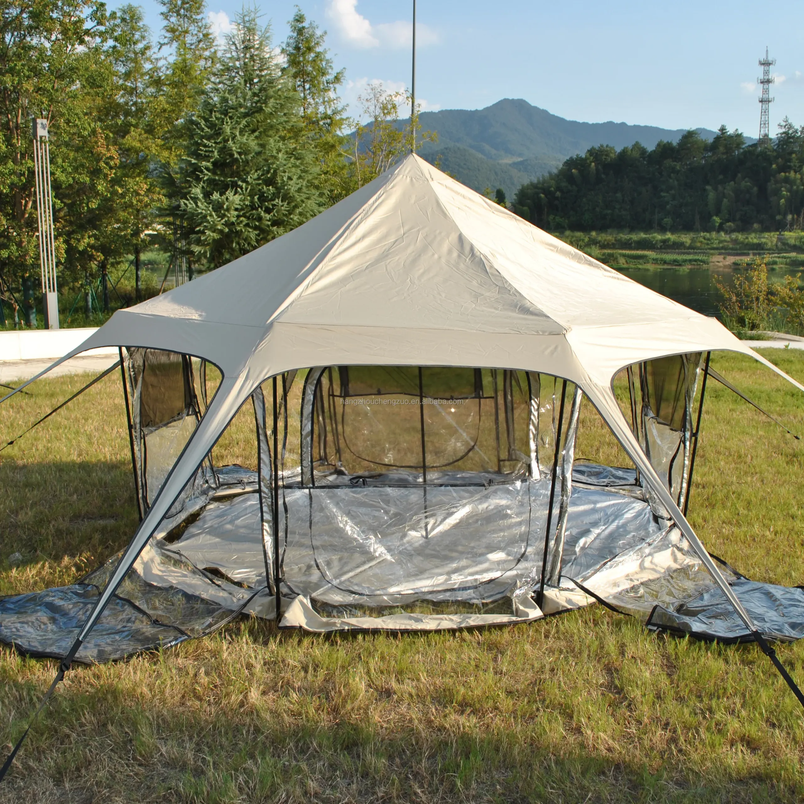 Tente cloche mongole 5–8 personnes – Poêle PU4000 – Image 28