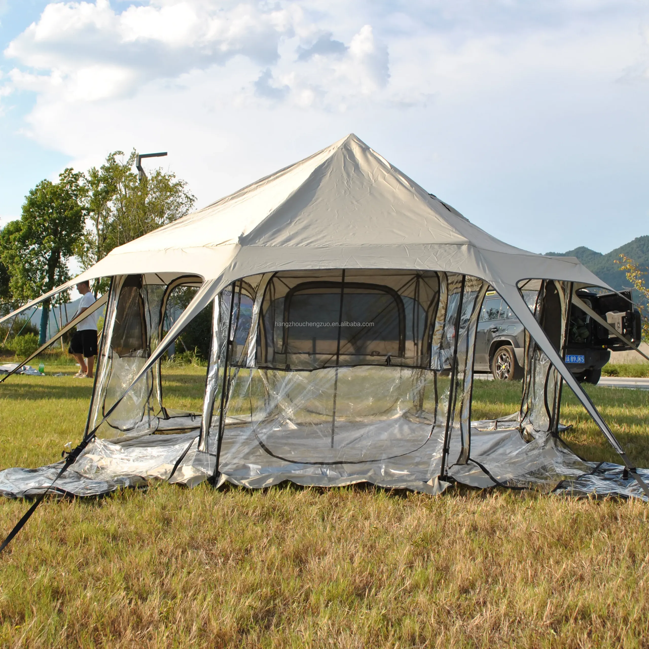 Tente cloche mongole 5–8 personnes – Poêle PU4000 – Image 29