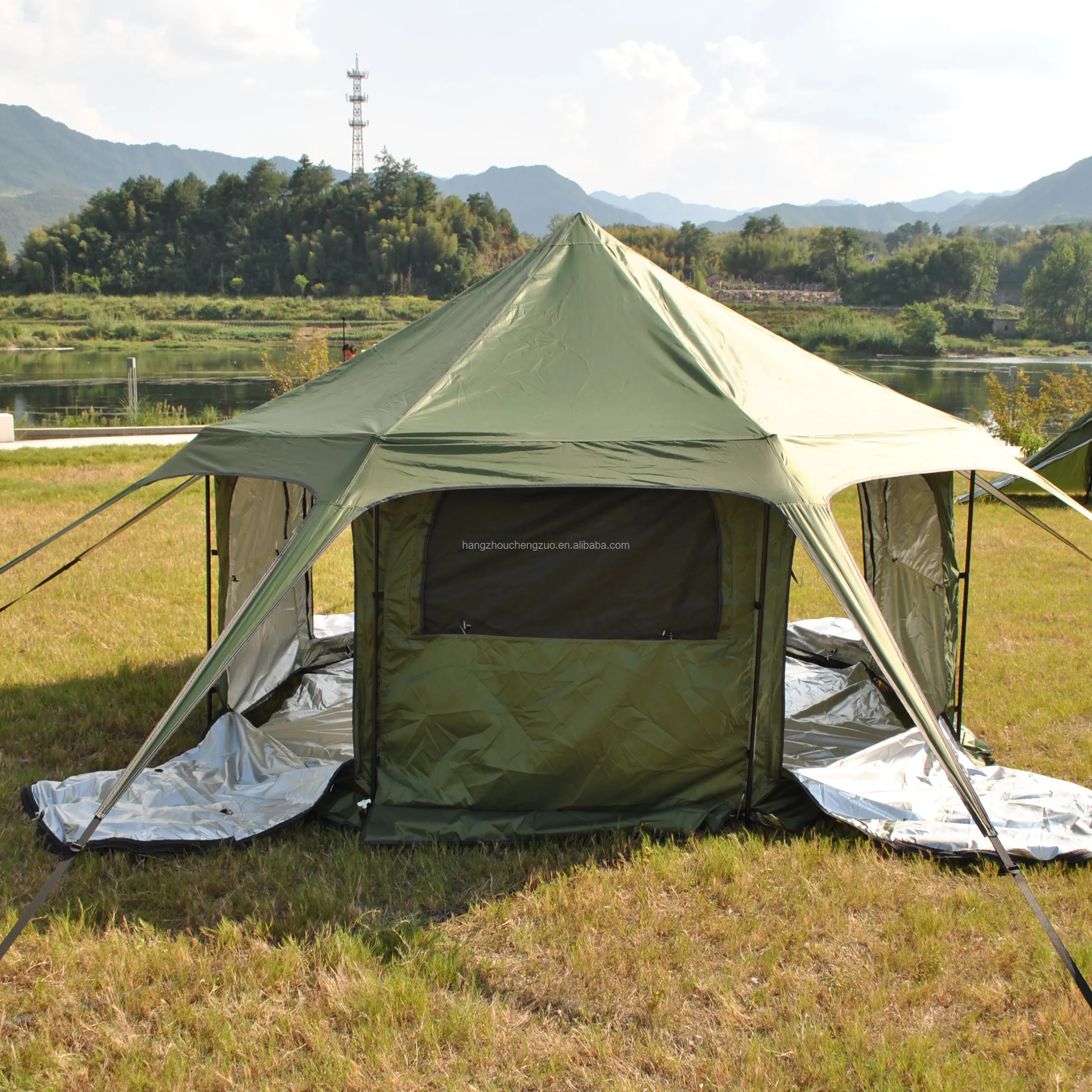 Tente cloche mongole 5–8 personnes – Poêle PU4000 – Image 16