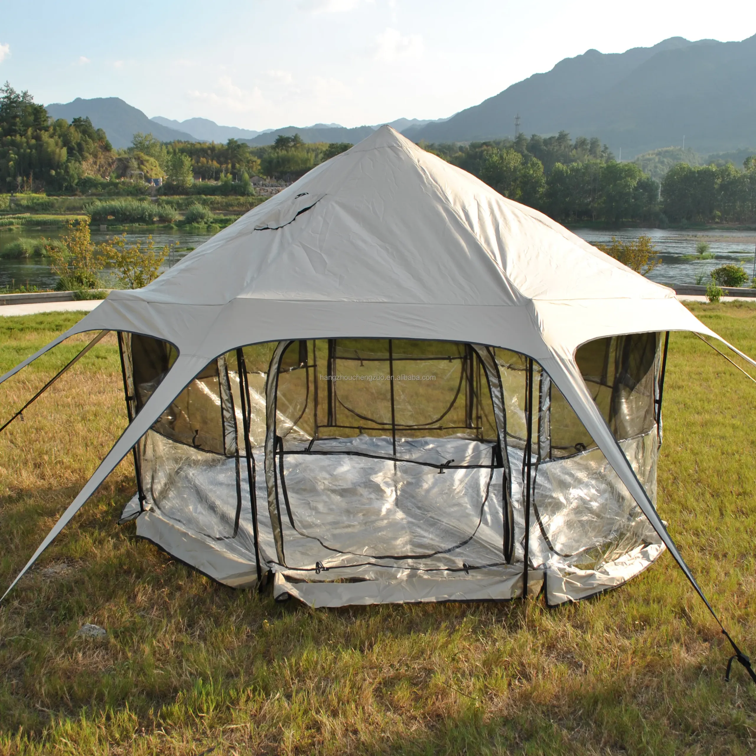 Tente cloche mongole 5–8 personnes – Poêle PU4000 – Image 27