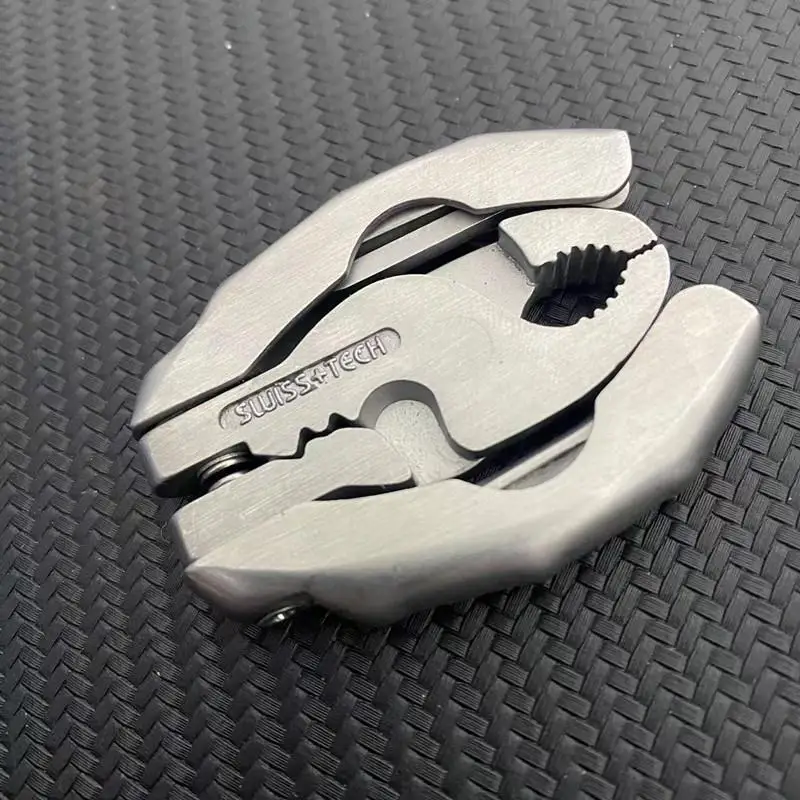 Mini pince multifonction pliable 9-en-1 outil EDC – Image 2