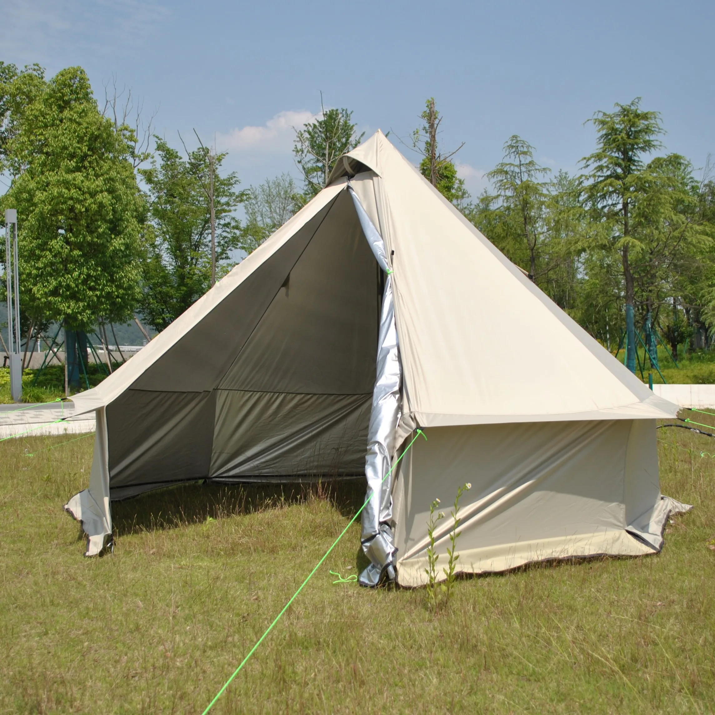 Tente tipi poêle à bois 6–8 personnes – Oxford PU4000 – Image 18