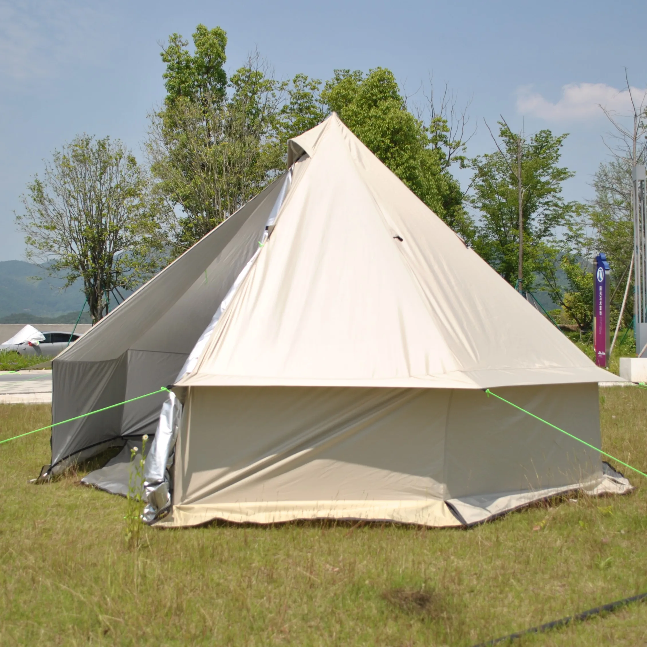 Tente tipi poêle à bois 6–8 personnes – Oxford PU4000 – Image 13