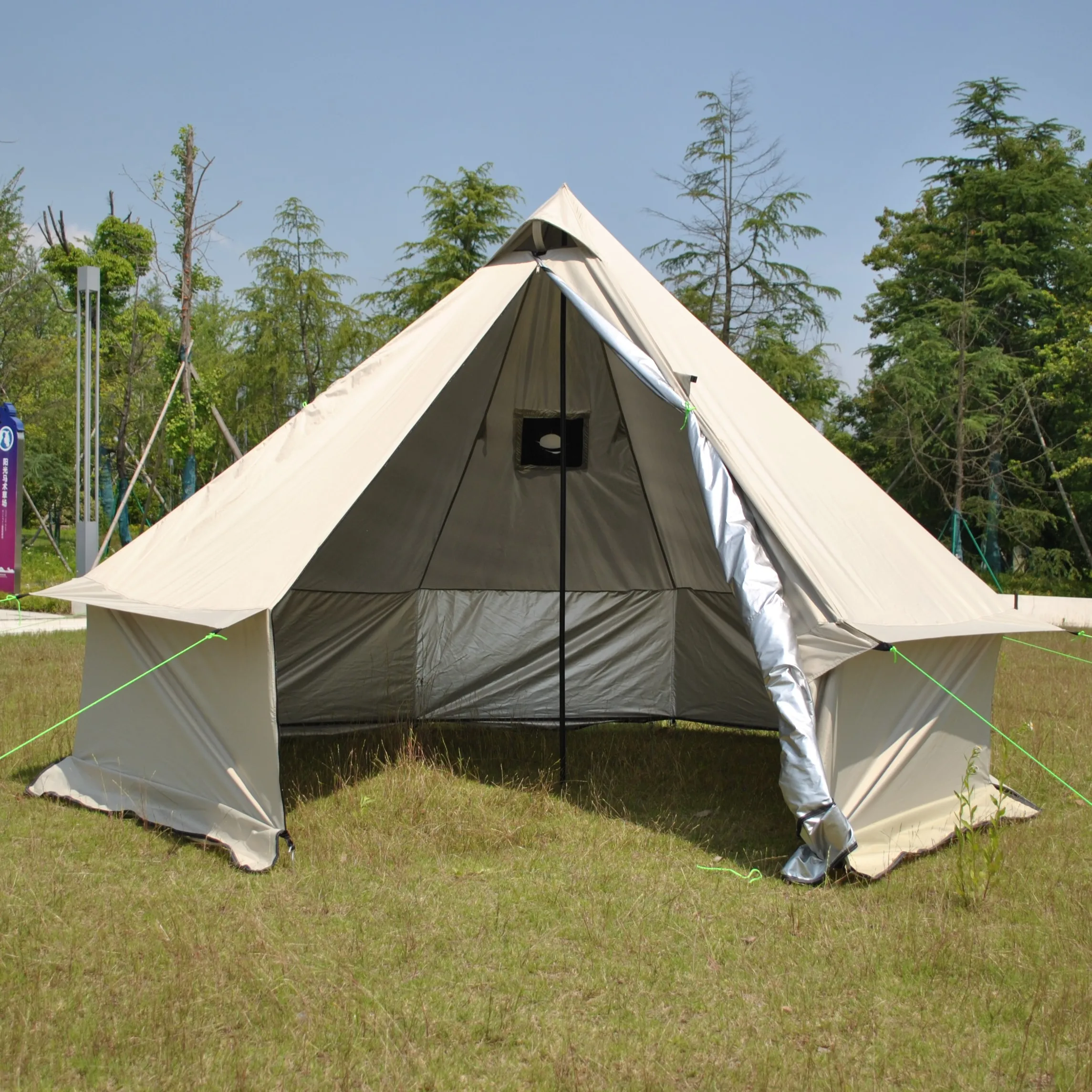 Tente tipi poêle à bois 6–8 personnes – Oxford PU4000 – Image 19