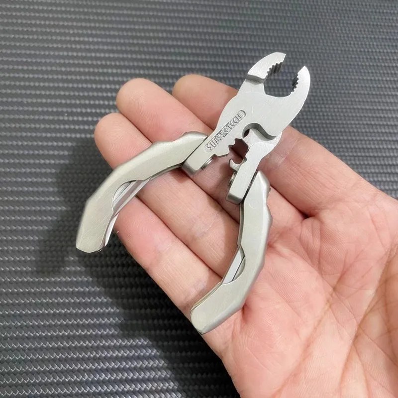 Mini pince multifonction pliable 9-en-1 outil EDC – Image 12