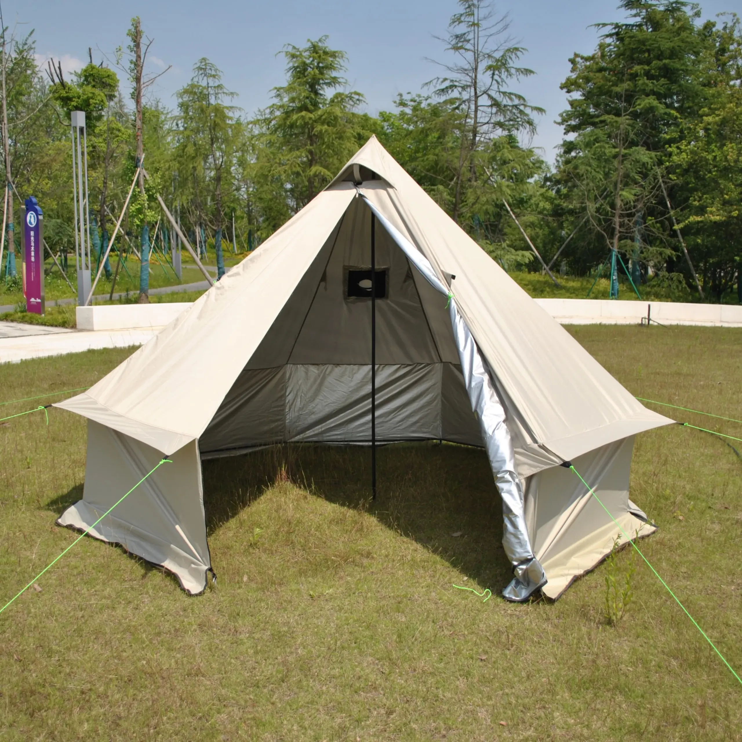 Tente tipi poêle à bois 6–8 personnes – Oxford PU4000 – Image 28