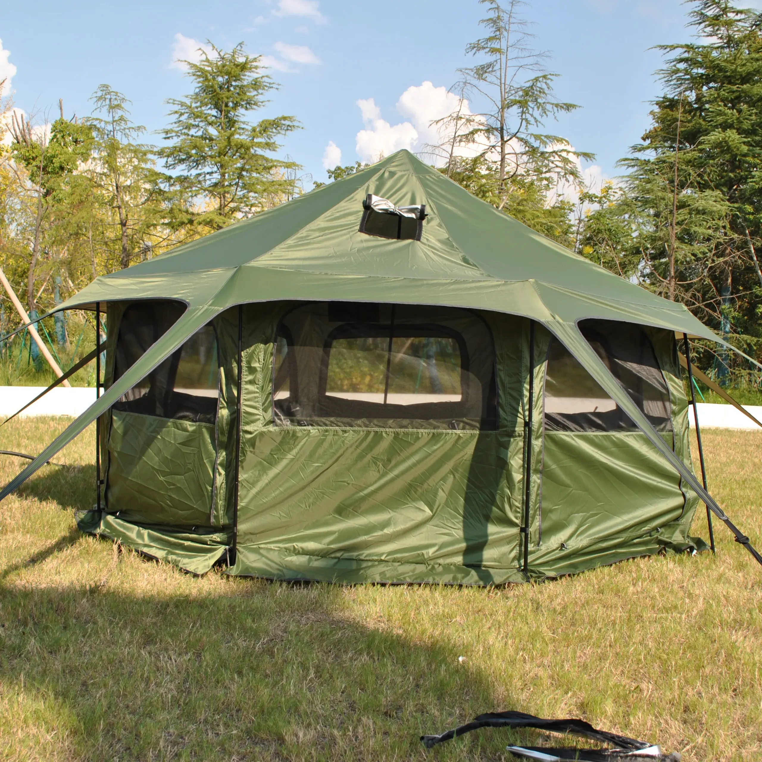 Tente cloche mongole 5–8 personnes – Poêle PU4000 – Image 2