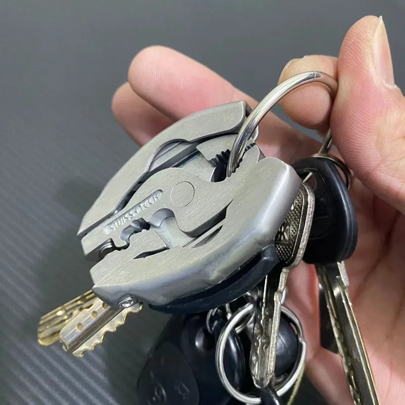 Mini pince multifonction pliable 9-en-1 outil EDC – Image 9