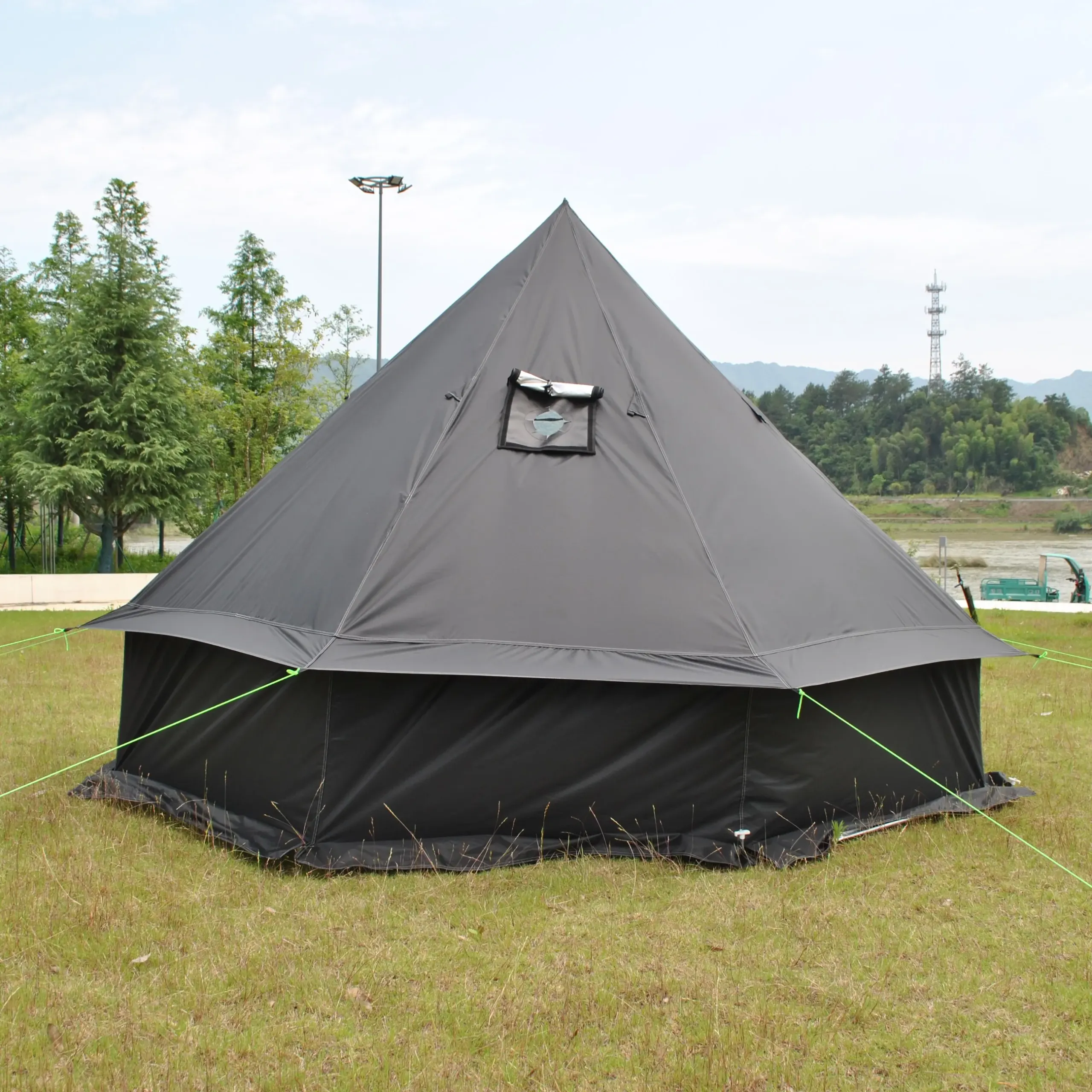 Tente tipi poêle à bois 6–8 personnes – Oxford PU4000 – Image 39