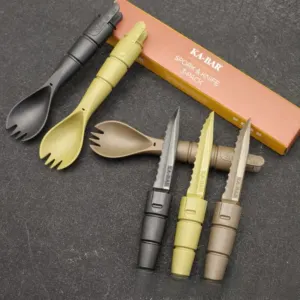 Cuillère multifonction 3-en-1 pliable en silicone