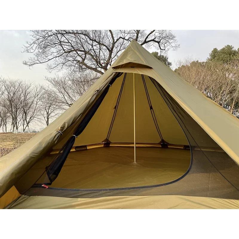 Tente cabine familiale 3–4 personnes – Double couche étanche – Image 5