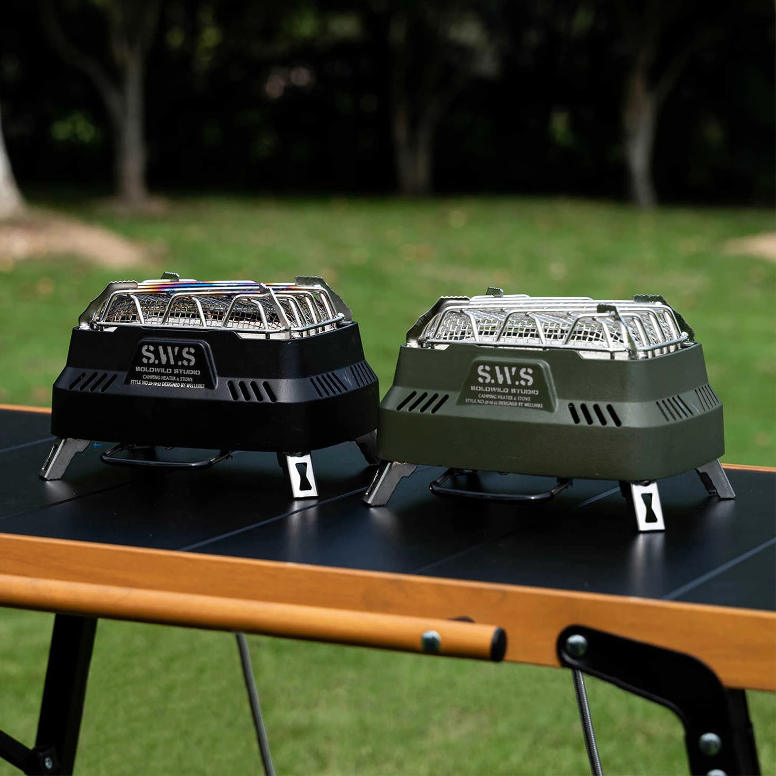 Mini poêle de chauffage extérieur 2-en-1 – Réchaud gaz – Image 3