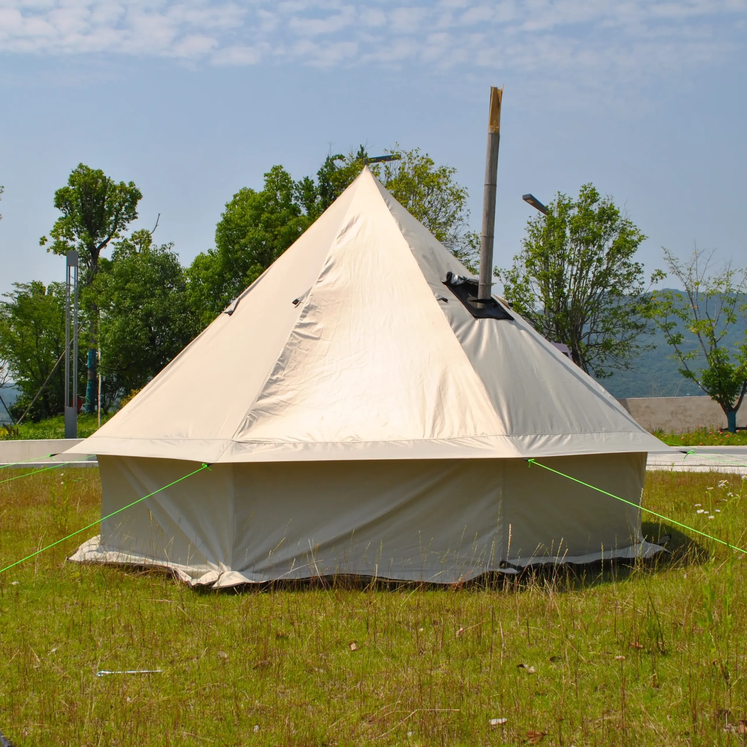 Tente tipi poêle à bois 6–8 personnes – Oxford PU4000 – Image 31