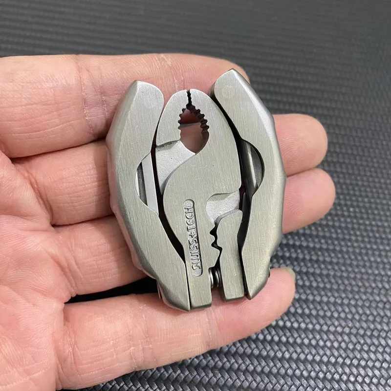 Mini pince multifonction pliable 9-en-1 outil EDC – Image 11