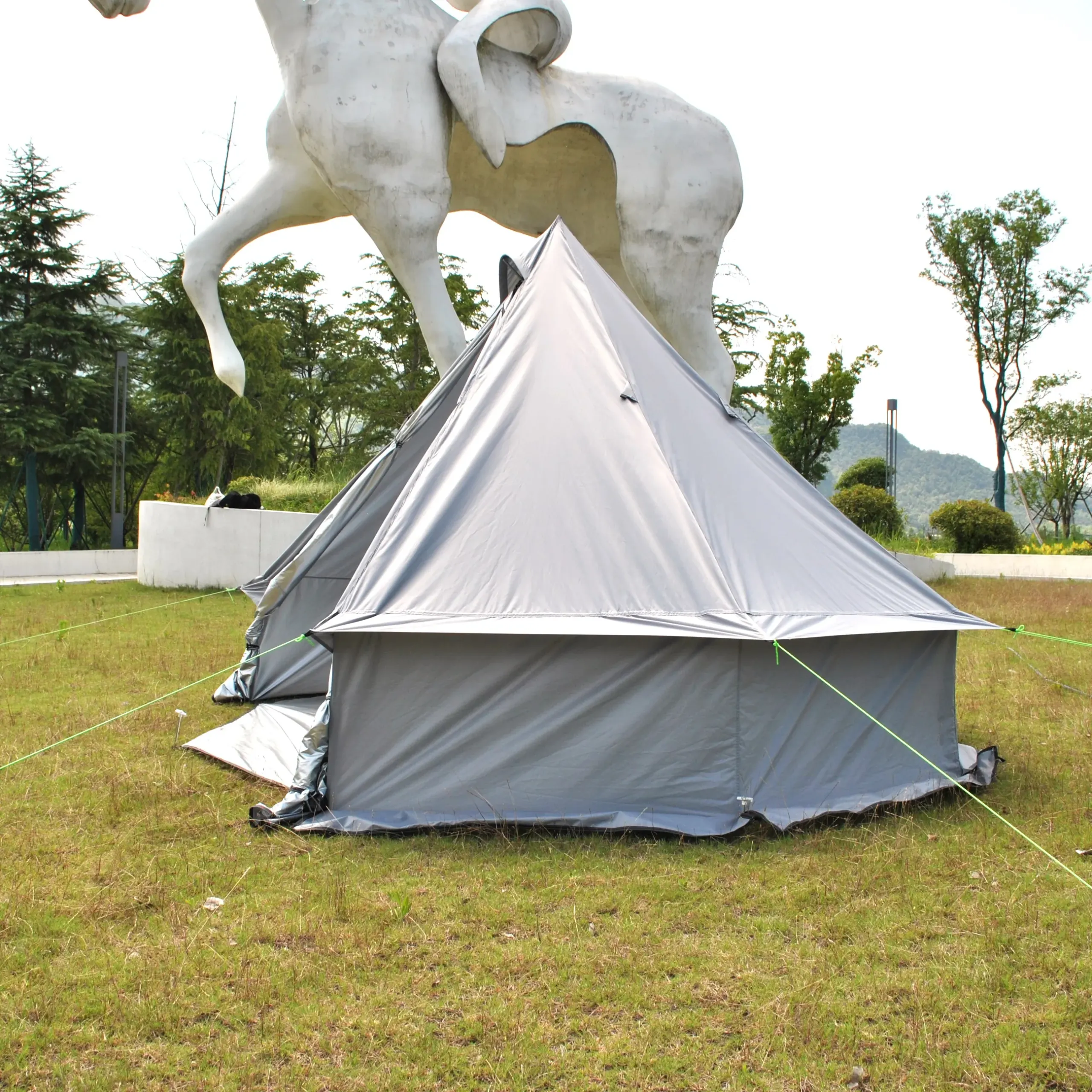 Tente tipi poêle à bois 6–8 personnes – Oxford PU4000 – Image 53