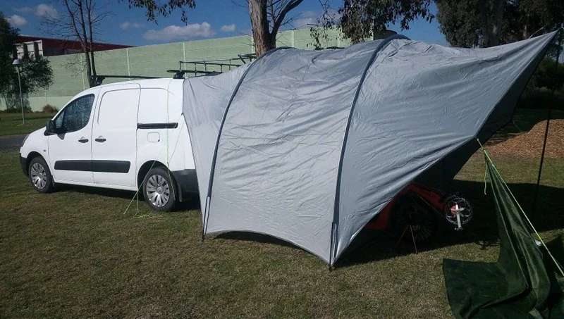 Auvent voiture 410×300 PU4000 – Tente plage coquille – Image 20