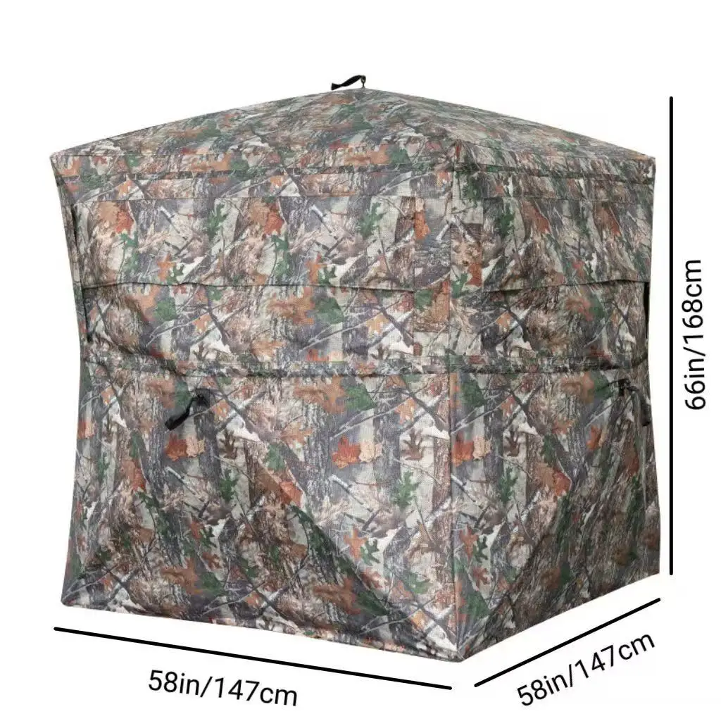 Tente camouflage ouverture rapide – Vision 360° chasse – Image 5