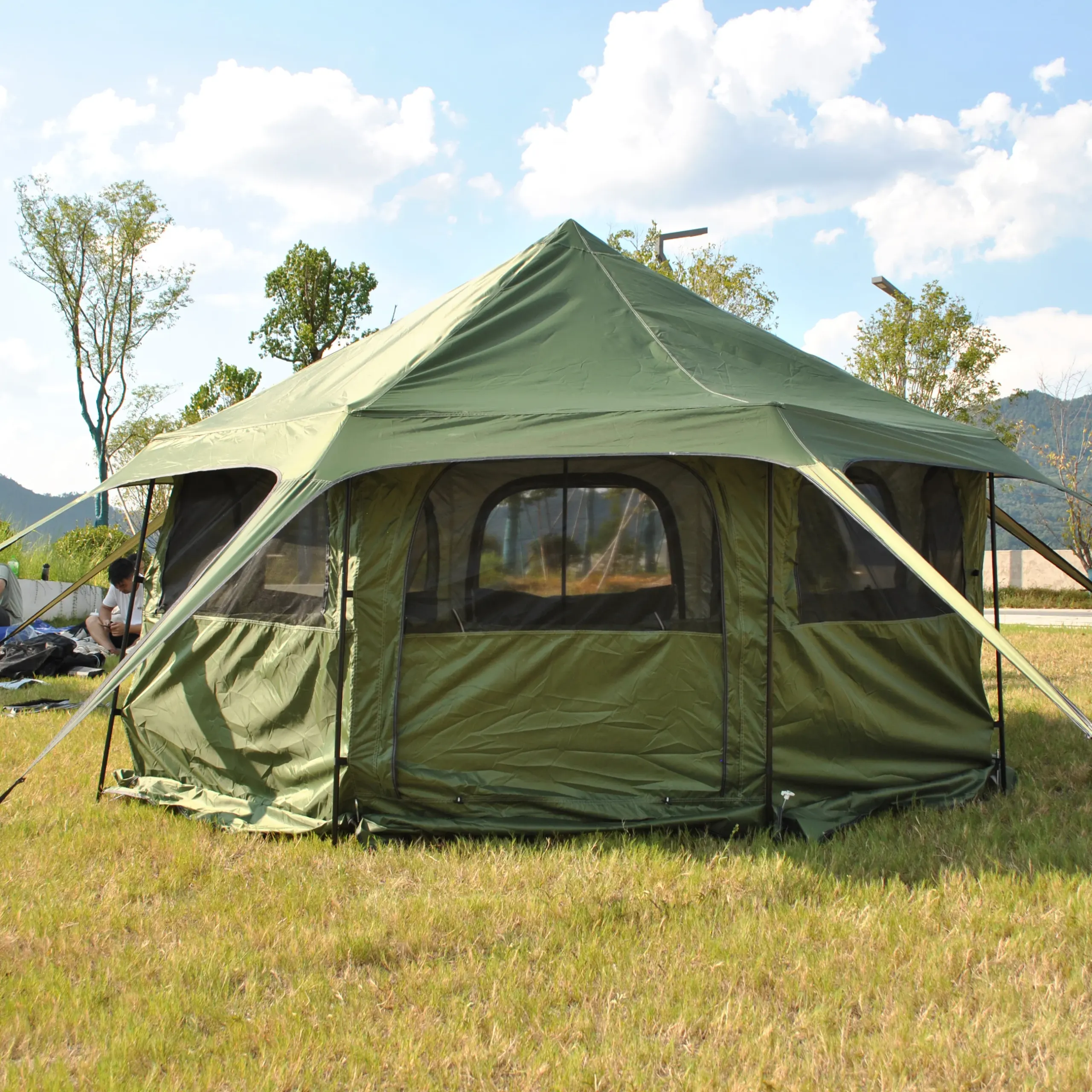 Tente cloche mongole 5–8 personnes – Poêle PU4000 – Image 6