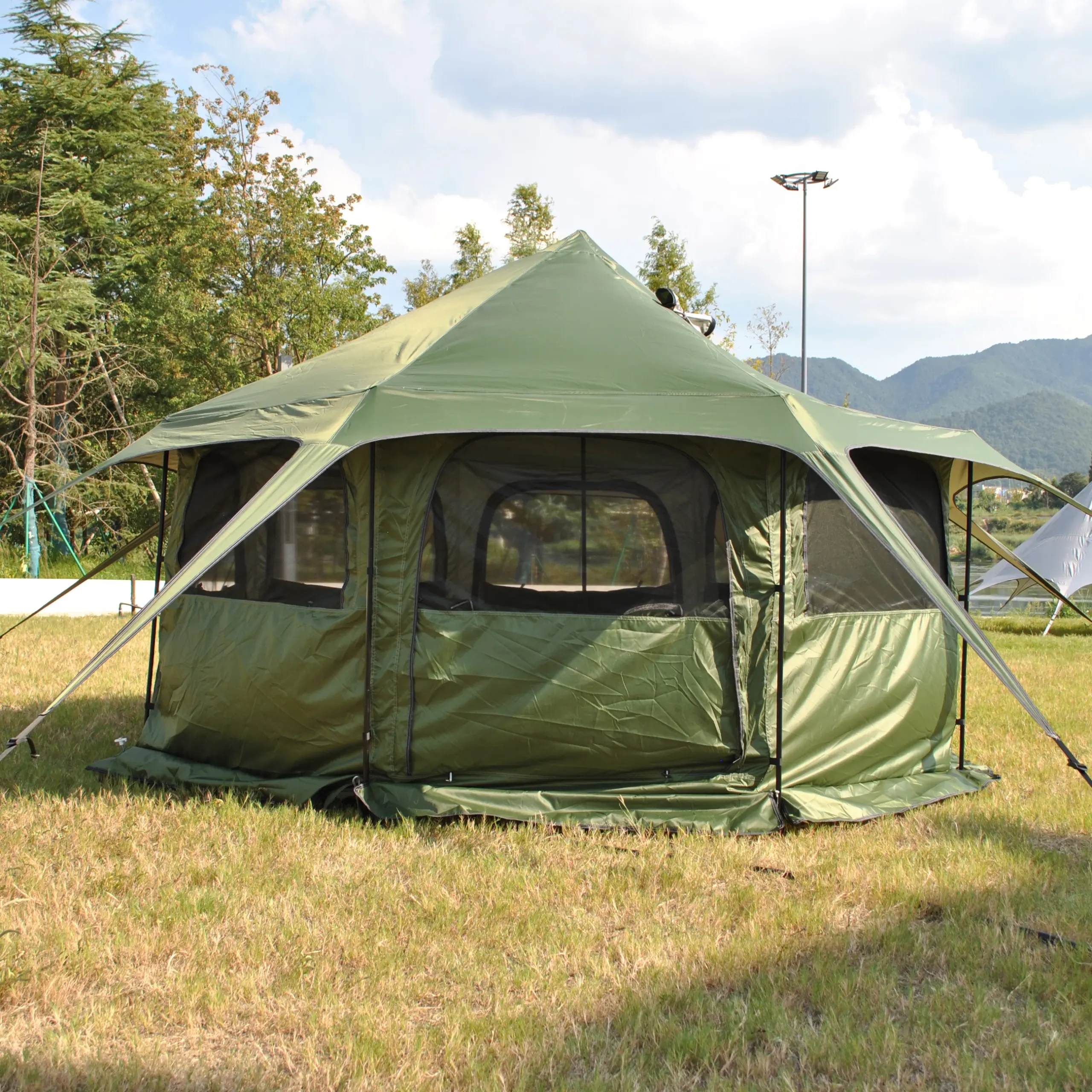 Tente cloche mongole 5–8 personnes – Poêle PU4000 – Image 4