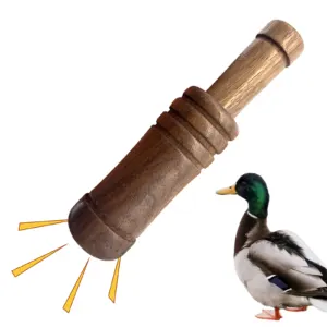Sifflet appel de canard en bois – Son réaliste compact