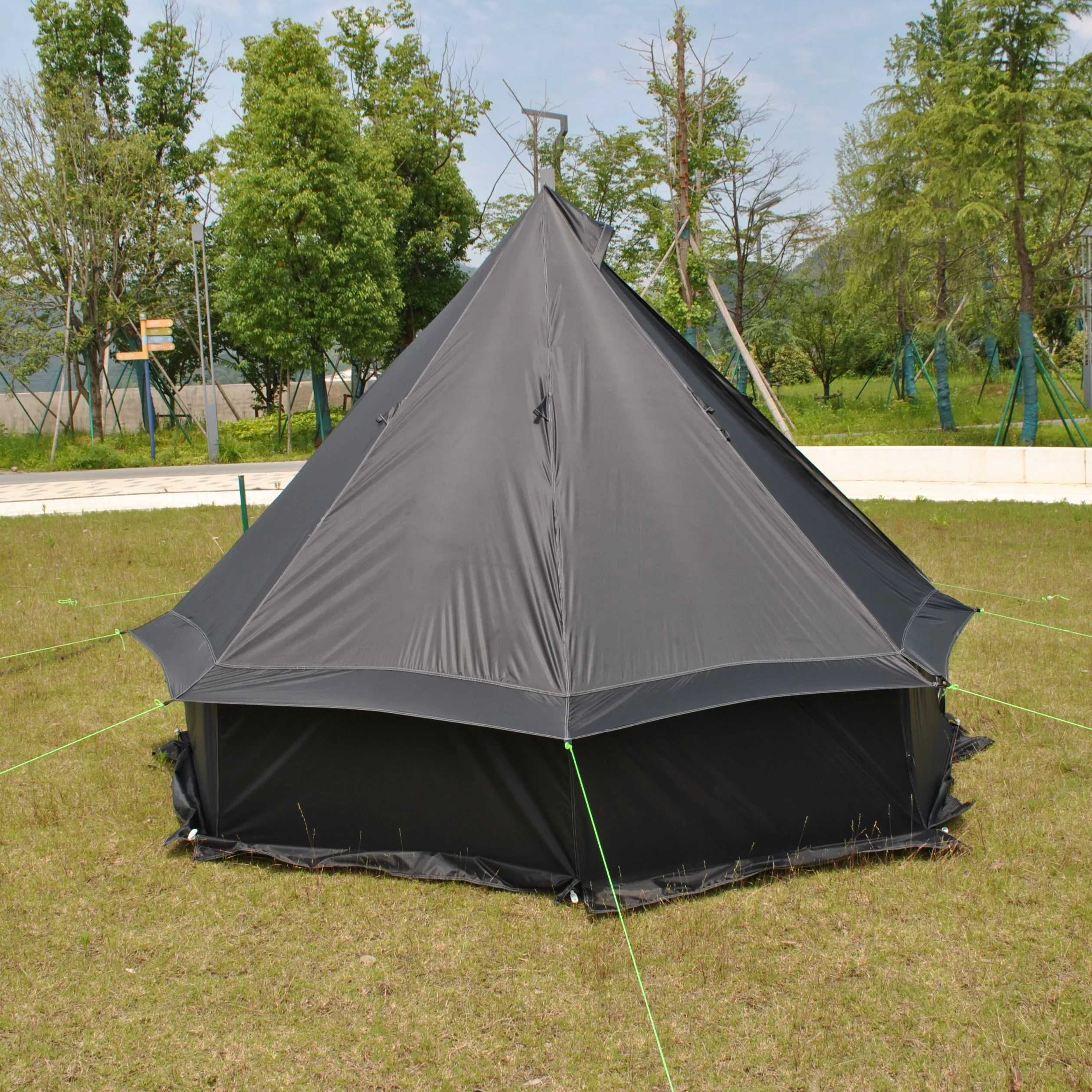Tente tipi poêle à bois 6–8 personnes – Oxford PU4000 – Image 48