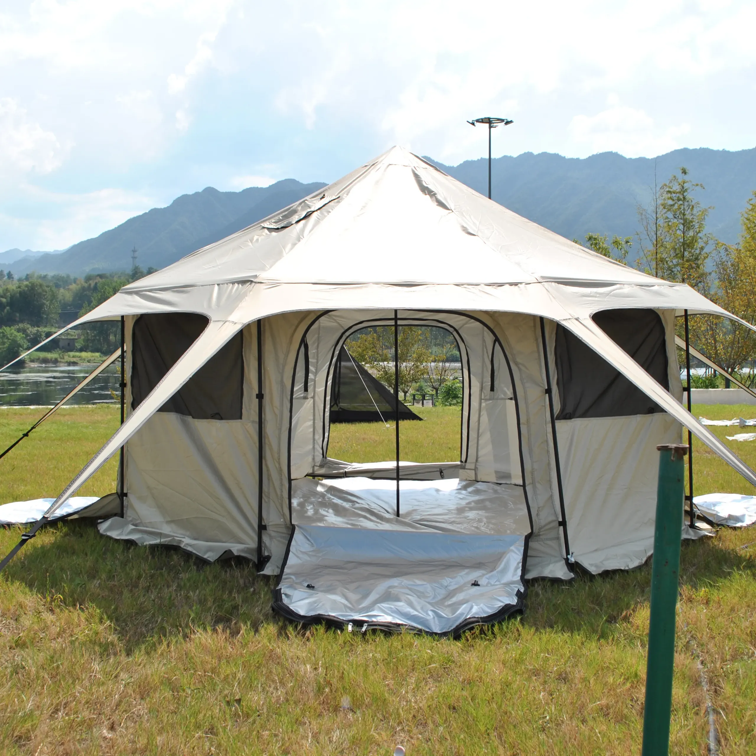 Tente cloche mongole 5–8 personnes – Poêle PU4000 – Image 11