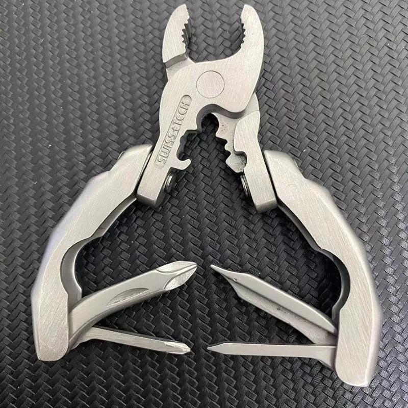 Mini pince multifonction pliable 9-en-1 outil EDC – Image 7