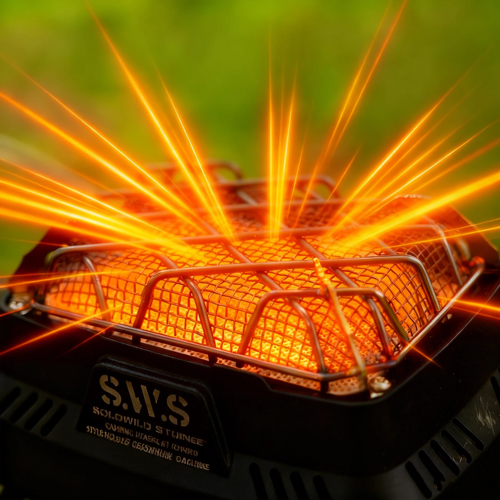 Mini poêle de chauffage extérieur 2-en-1 – Réchaud gaz – Image 5