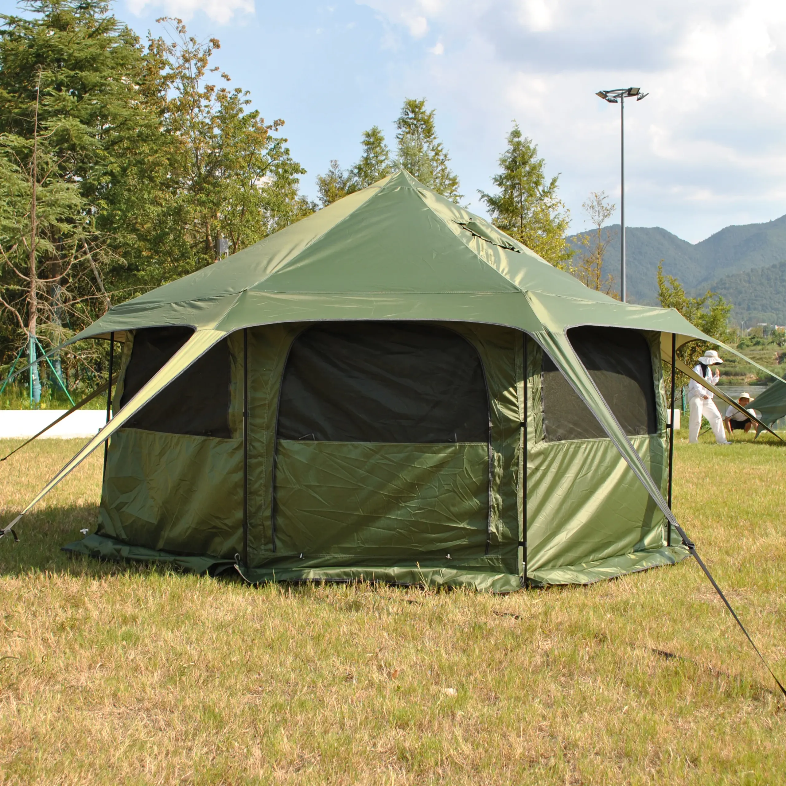 Tente cloche mongole 5–8 personnes – Poêle PU4000 – Image 5