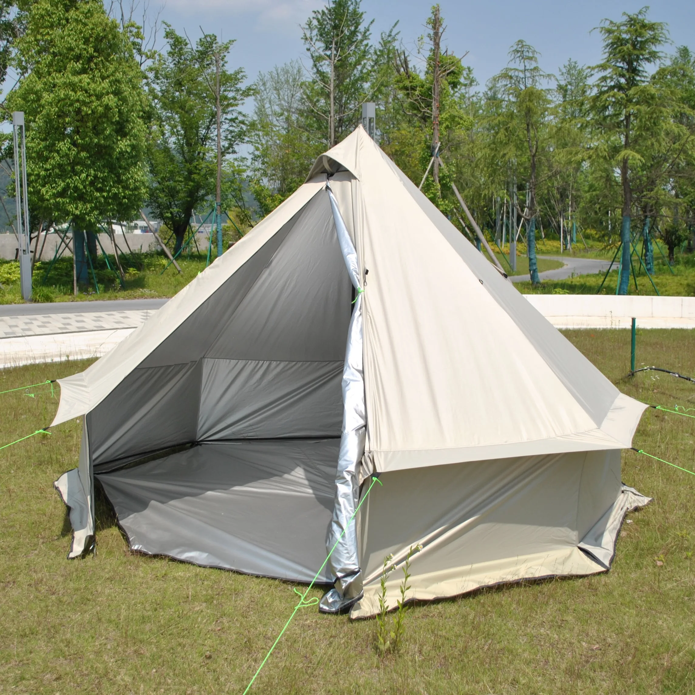 Tente tipi poêle à bois 6–8 personnes – Oxford PU4000 – Image 25