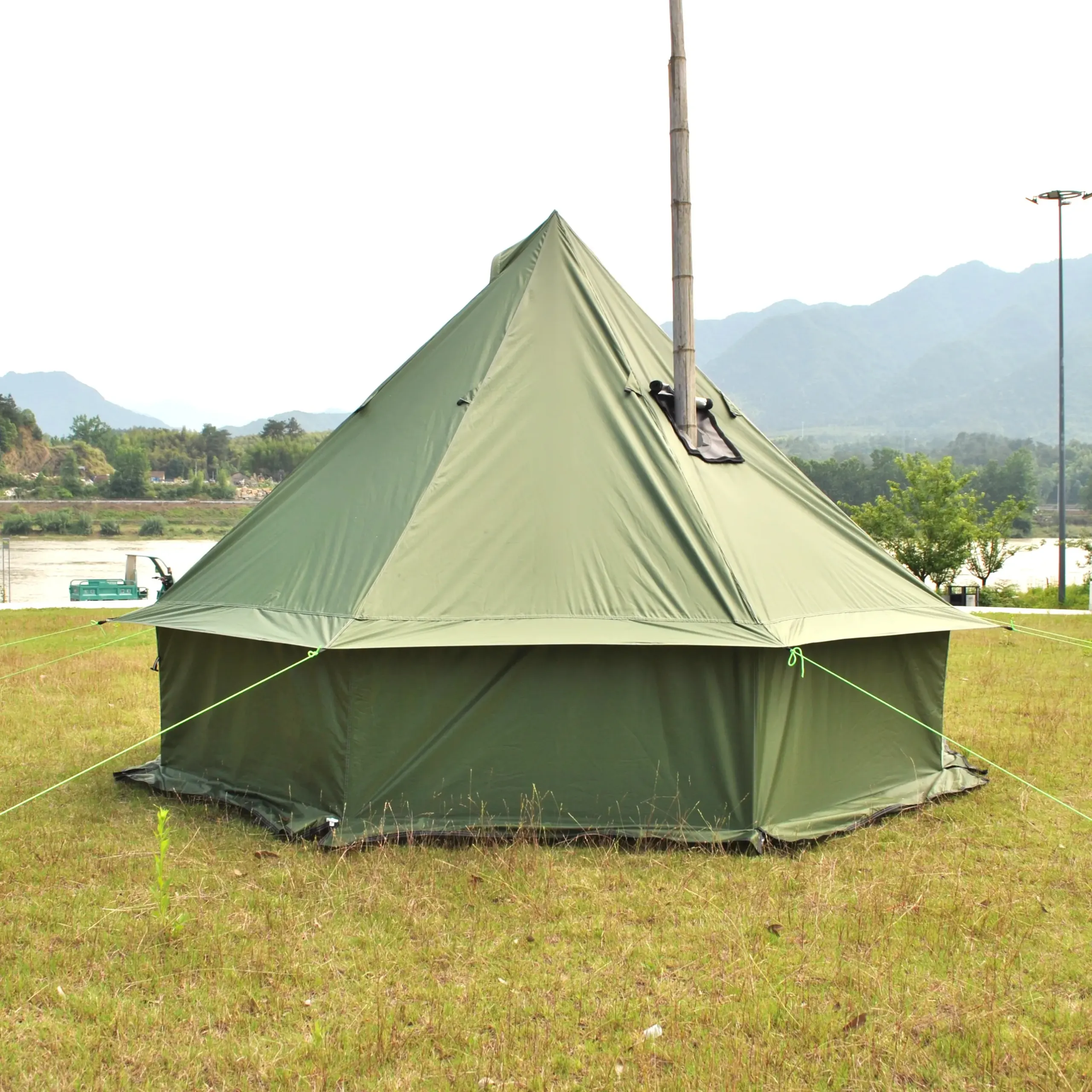Tente tipi poêle à bois 6–8 personnes – Oxford PU4000 – Image 3