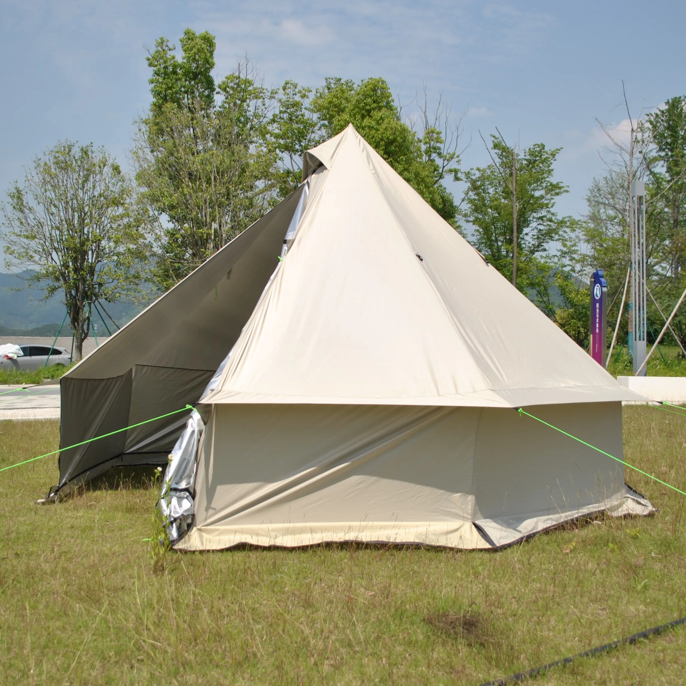 Tente tipi poêle à bois 6–8 personnes – Oxford PU4000 – Image 20