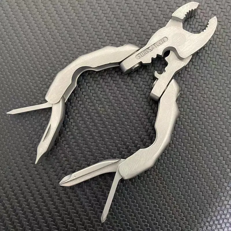 Mini pince multifonction pliable 9-en-1 outil EDC – Image 3