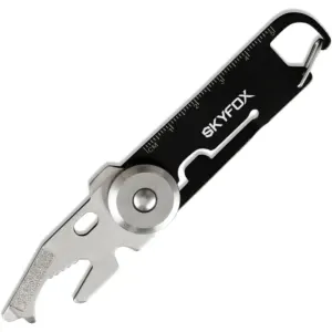 Mousqueton EDC multifonction avec décapsuleur et règle