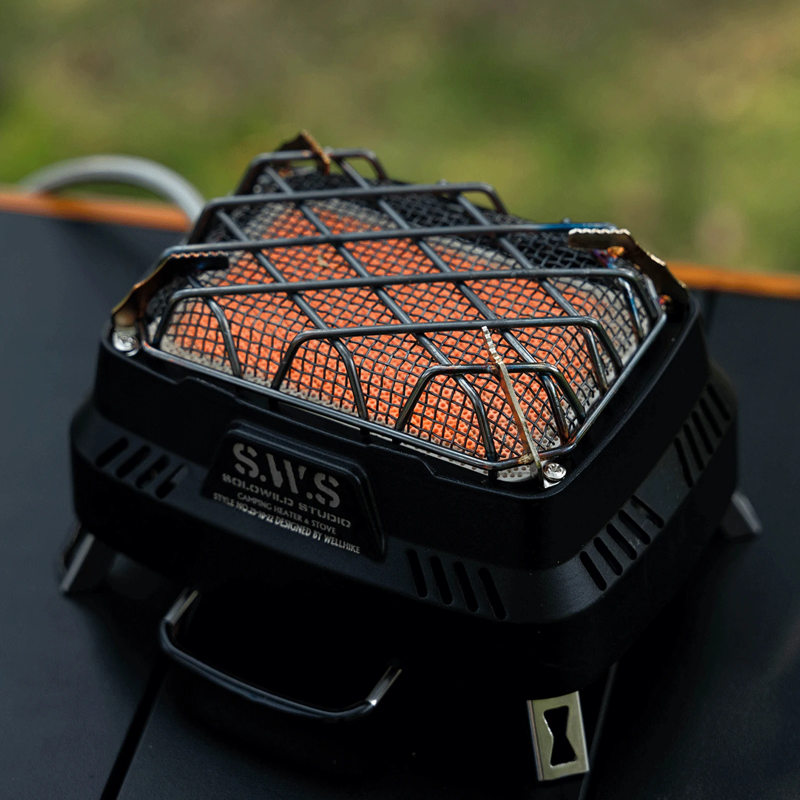 Mini poêle de chauffage extérieur 2-en-1 – Réchaud gaz – Image 8