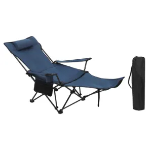 Chaise pliante réglable camping 150 kg