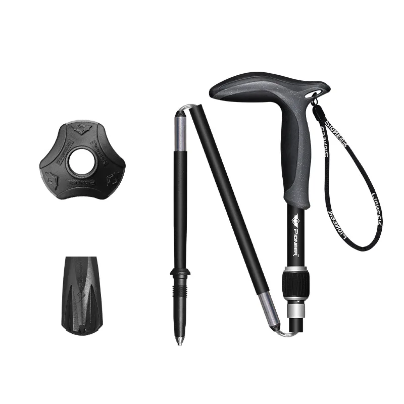 Bâton trekking carbone léger réglable – Image 2