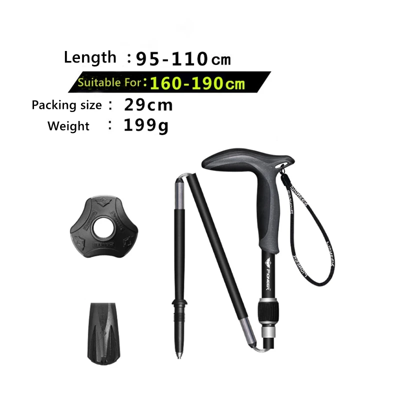 Bâton trekking carbone léger réglable – Image 7