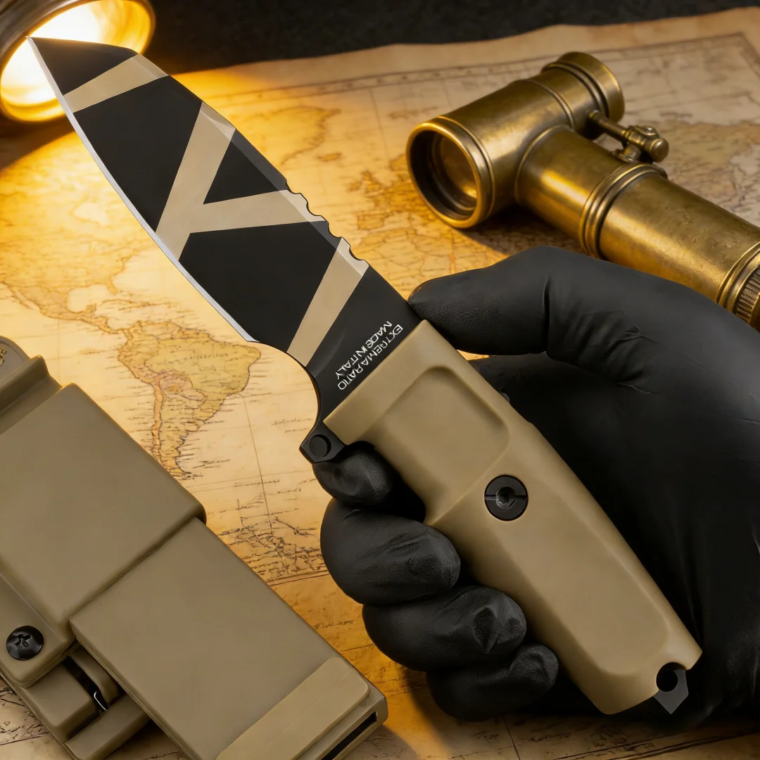 Couteau outdoor lame fixe 21 cm – Image 5