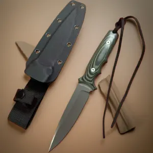 Couteau lame fixe G10 9,5 cm – Camping outdoor