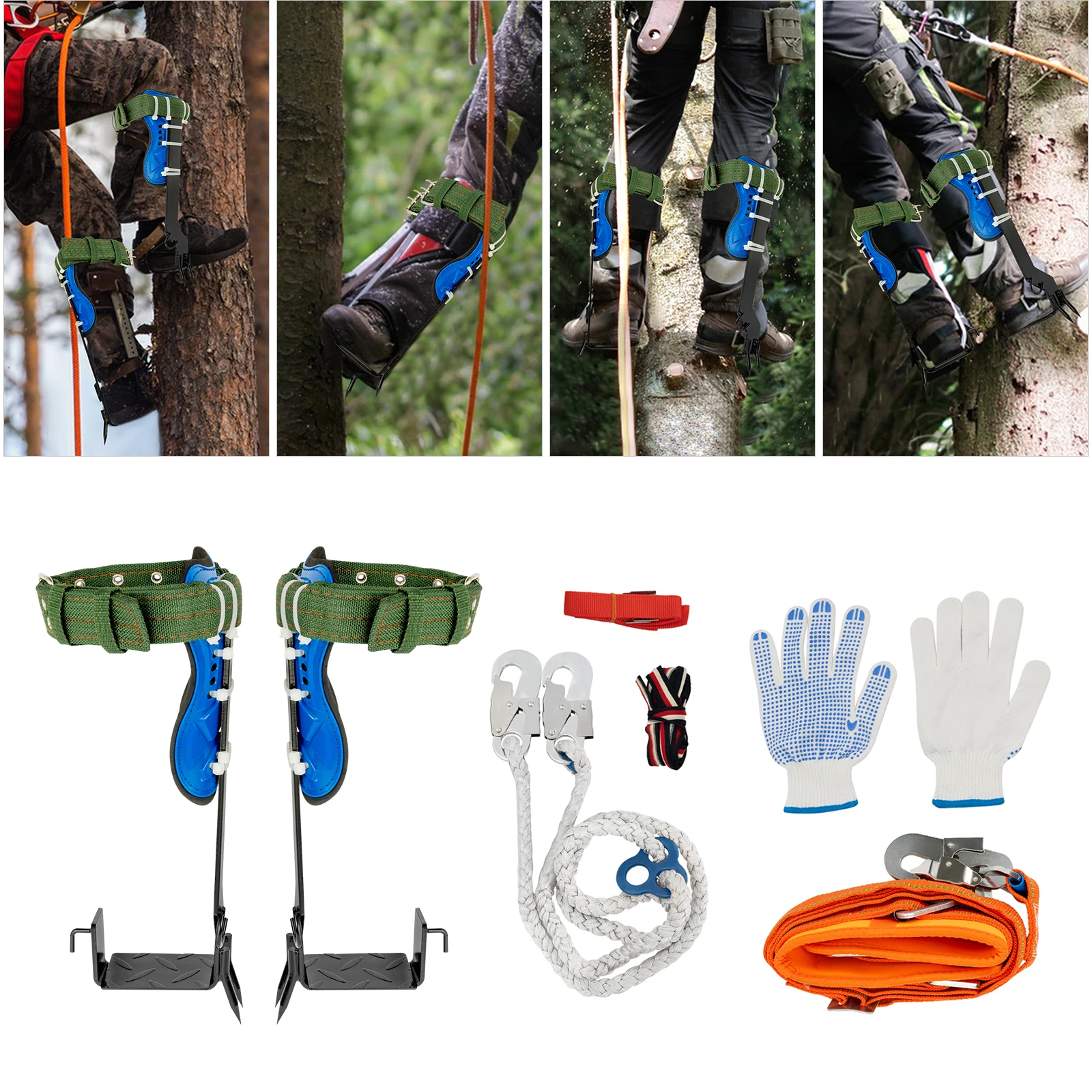 Kit escalade arbre 100 kg sécurisé