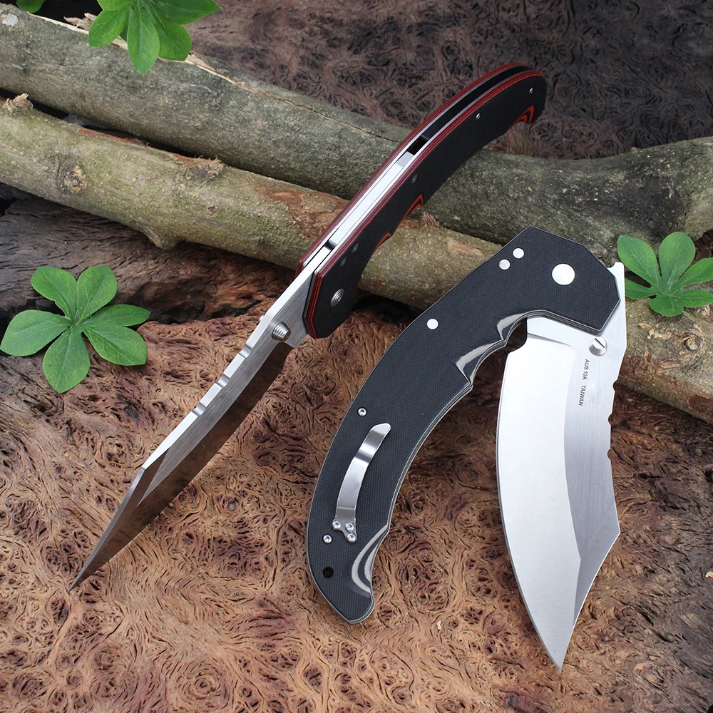 Couteau pliant AUS10A G10 22 cm – Image 10