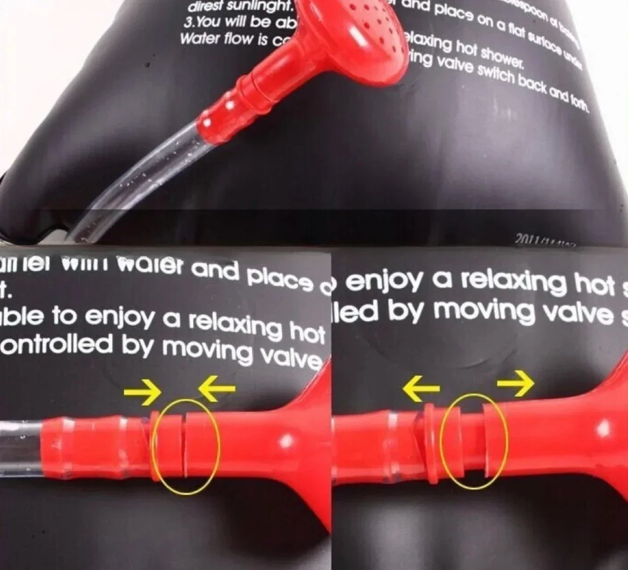 Douche solaire camping 20L portable – Image 10