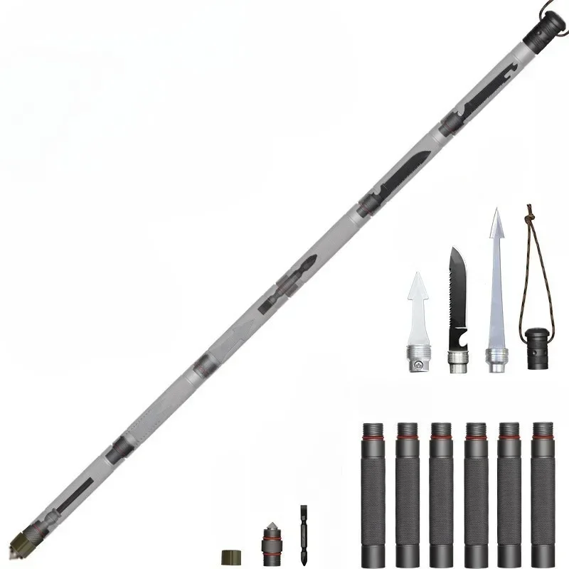 Bâton de marche rétractable aluminium – Image 8