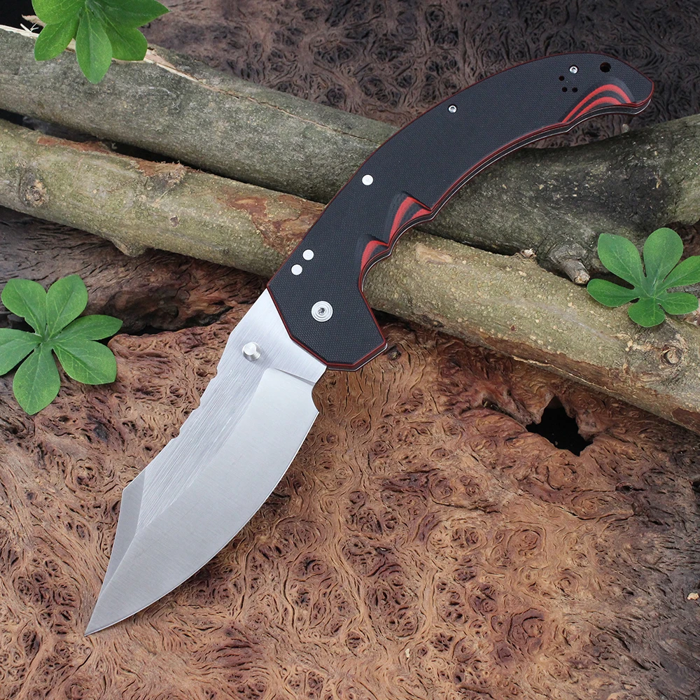 Couteau pliant AUS10A G10 22 cm – Image 7