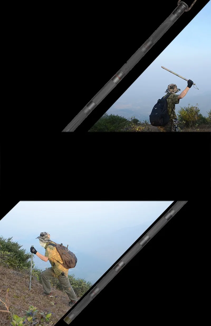 Bâton de marche rétractable aluminium – Image 16